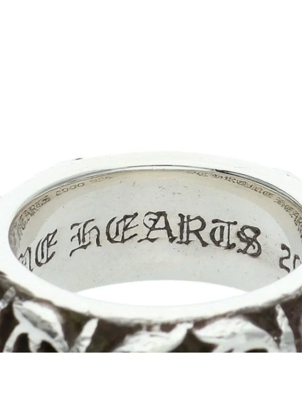 Chrome Hearts Etrnity Vine Band Eternity Silver Ring